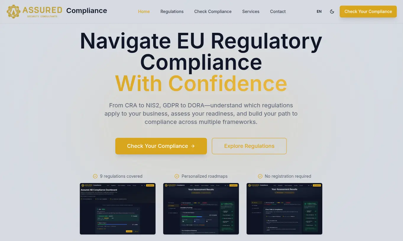 Assured Launches Free Compliance Platform